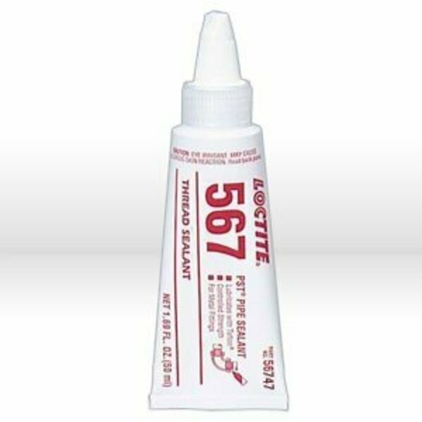 Loctite PST Thread Sealant, Type: # 567 thread sealant, Style: High temperature, Size: 50 ml tube/1.69 oz LOC2087067